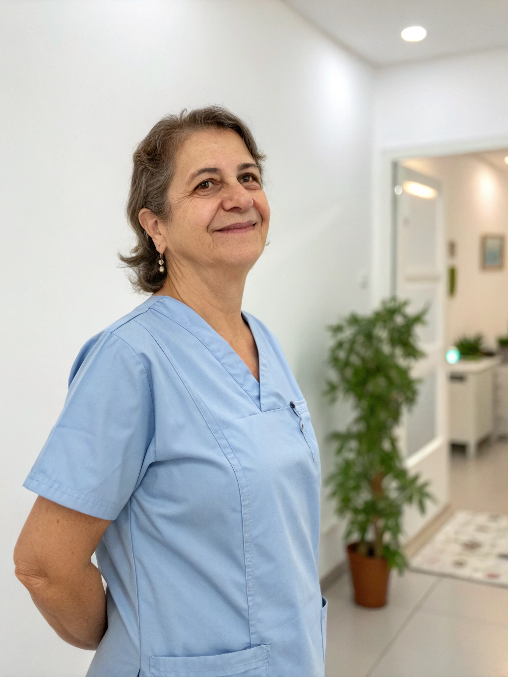 Linda feeling supported during a consultation